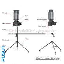 Máquina lanza volantes PUSUN PB-6001 Pro