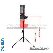 Máquina de badminton de atirador de peteca PUSUN PB-6001 Pro