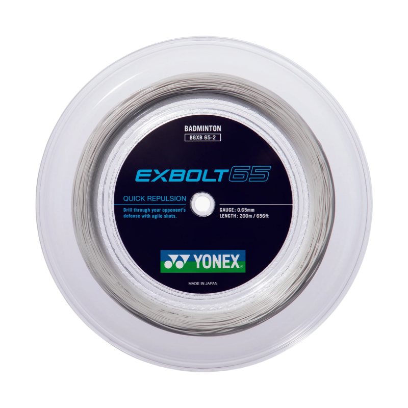 Rolo Badminton YONEX EXBOLT 65 White (200 Mts)