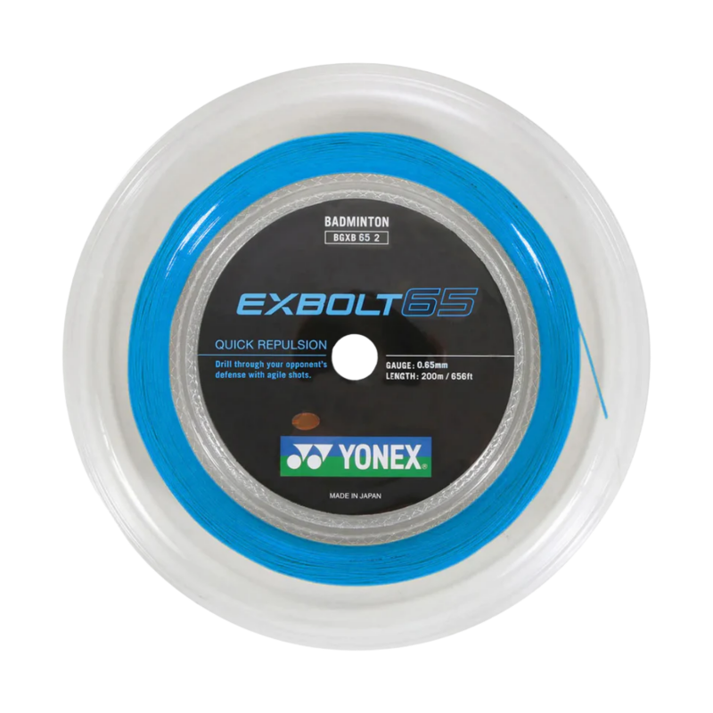 Bobina Badminton YONEX EXBOLT 65 Blue (200 Mts)