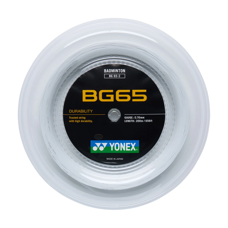 Roul Badminton YONEX BG-65 White (200 Mts)