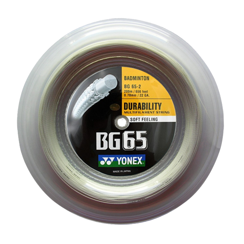 Badminton Reel YONEX BG-65 Ambar (200 Mts)