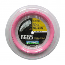 Badminton Reel YONEX BG-65 Ti Pink (200 Mts)