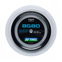 Rolo Badminton YONEX BG-80 Black (200 Mts)