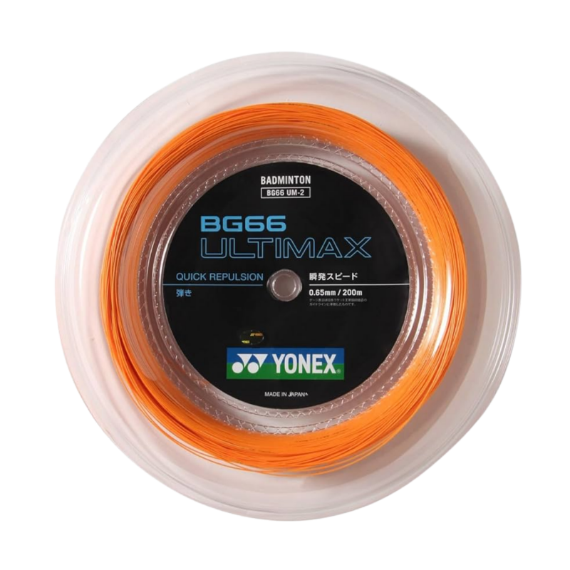 Rolo Badminton YONEX BG-66 ULTIMAX Orange (200 Mts)