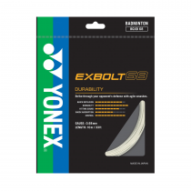Badminton String YONEX EXBOLT 68 White (10 Mts)