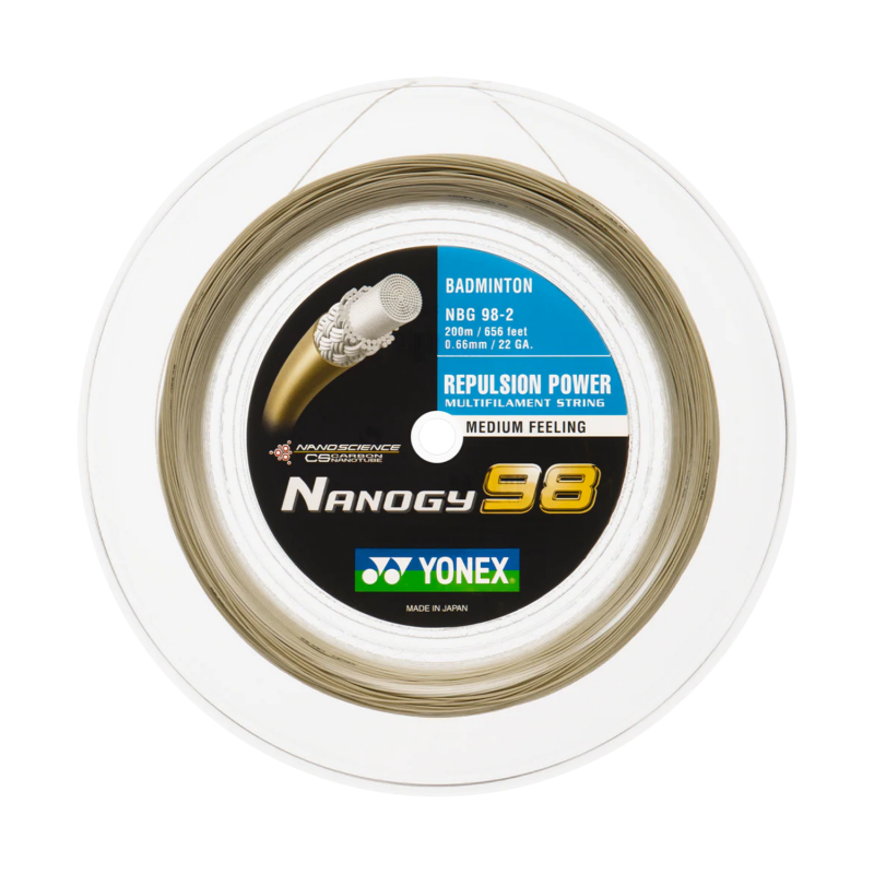 Rolo Badminton YONEX Nanogy 98 Cosmic Gold (200 Mts)