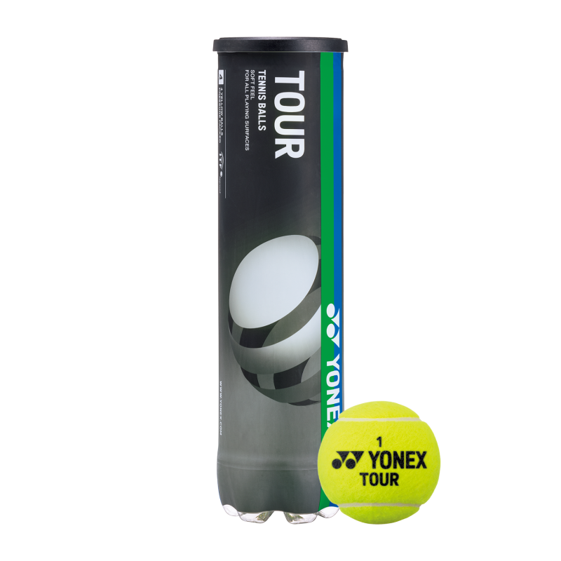 Tube Balles Tennis YONEX Tour (4 Balles)