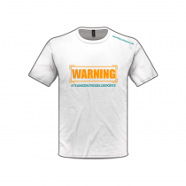 T-Shirt CDD Warning (White)