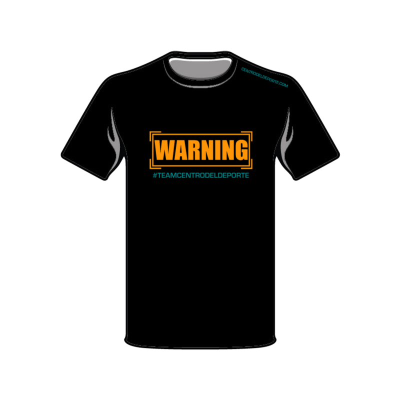 Camiseta CDD Warning (Black)