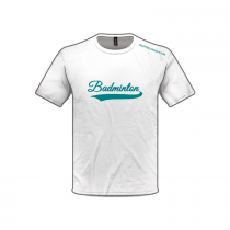 Camiseta CDD Badminton Logo (White)