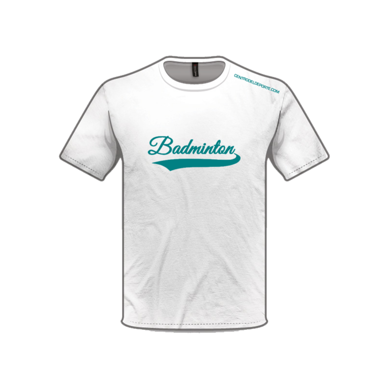 Camiseta CDD Badminton Logo (White)