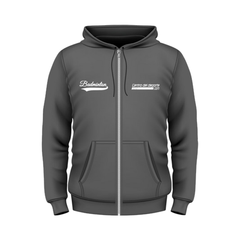 Camisola CDD Badminton Logo (Dark Grey)