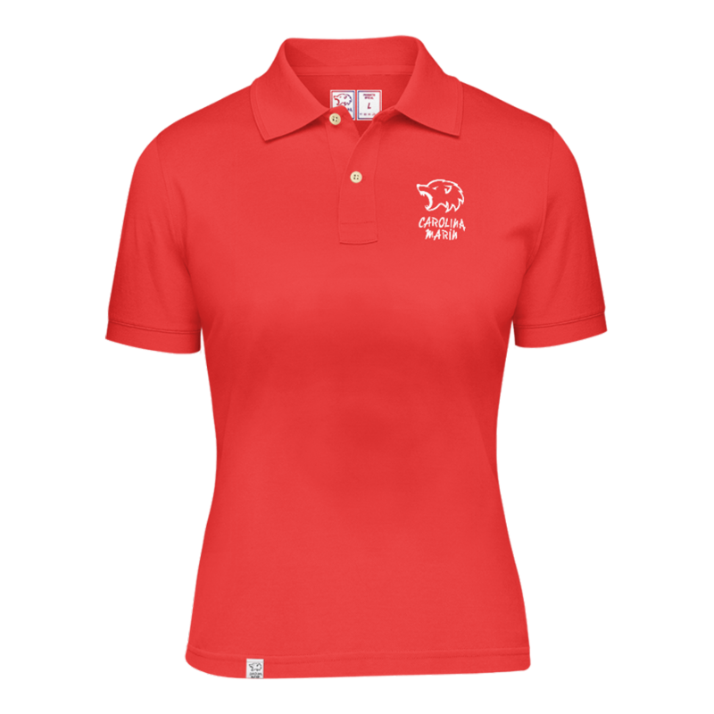 Polo Chica Carolina Marín - Logo (Rojo)