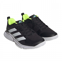 Zapatillas Indoor ADIDAS Court Team Bounce 2.0 W (Core Black / White / Flash Aqua)