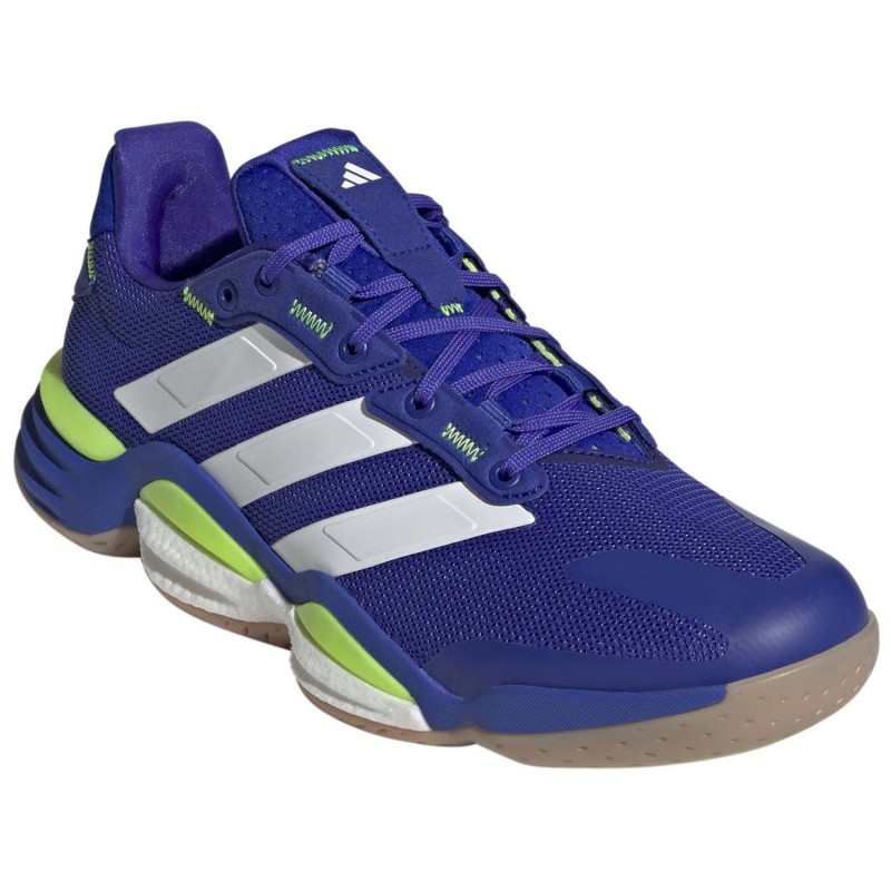 Indoor Shoes ADIDAS STABIL 16 (Lucid Blue / Cloud White / Lucid Lemon)