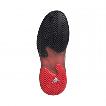 Zapatillas Tenis ADIDAS Barricade M (Cloud White / Core Black / Lucid Red)
