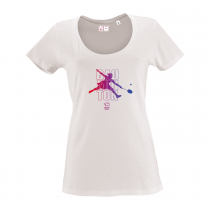 Camiseta Chica Carolina Marín - Bádminton (Blanca)
