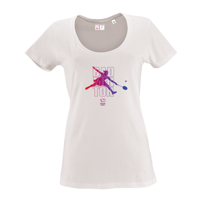 T-Shirt Lady Carolina Marín - Badminton (White)
