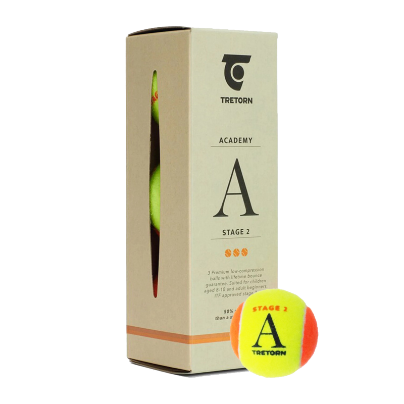 Pelotas Tenis TRETORN Academy Orange (4 Pelotas)
