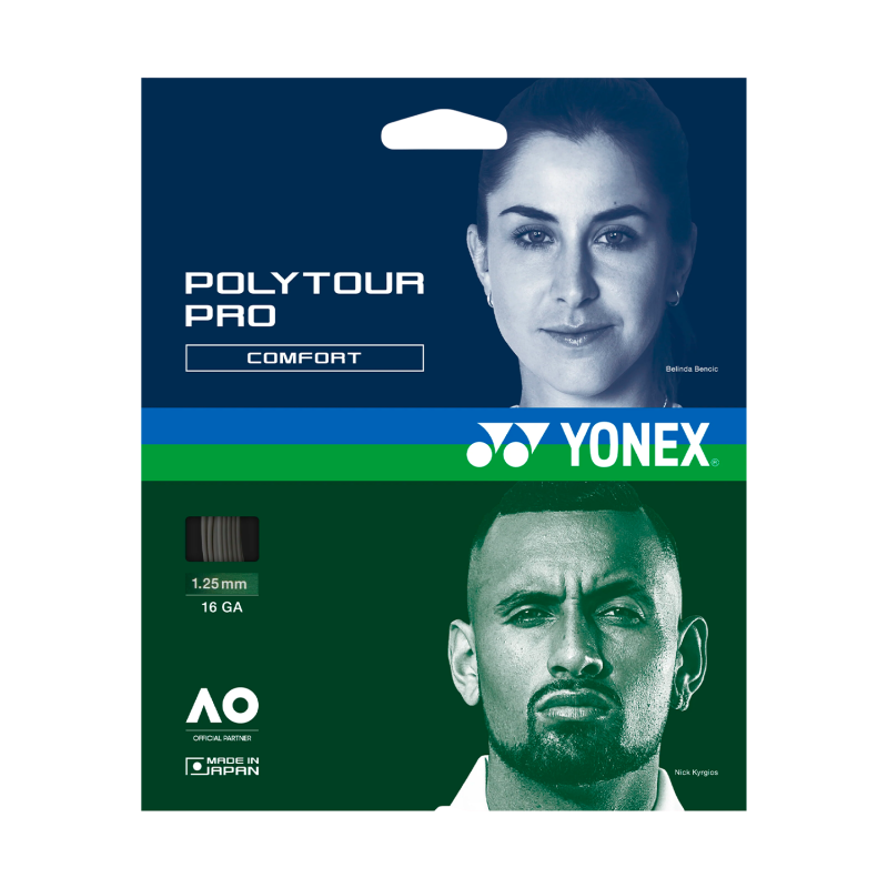 Cordaje Tenis YONEX Poly Tour Pro 125 Graphite (12 Mts)