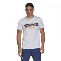 Camiseta ADIDAS Tennis Script (WHITE)