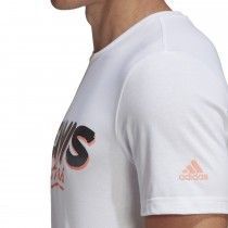 Camiseta ADIDAS Tennis Script (WHITE)