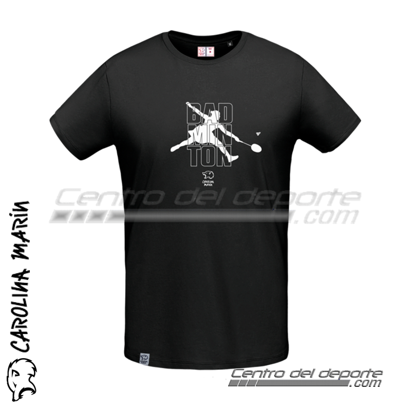 T-Shirt Men Carolina Marín - Badminton (Black)